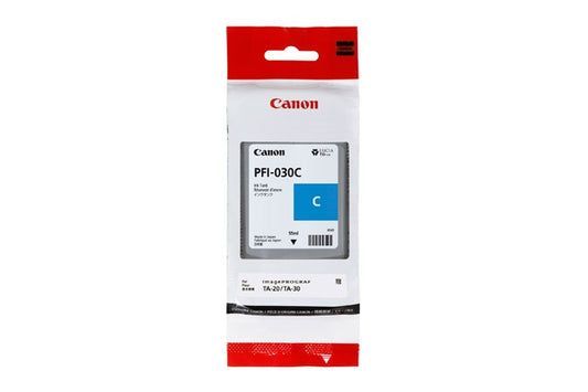 Cartucho Canon Pfi-030 Azul 55Ml Para Ta-20 Ta-30 3490C001Aa