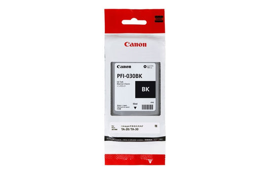 Cartucho Canon Pfi-030 Negro 55Ml Para Ta-20 Ta-30 3489C001Aa