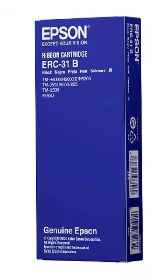 Cinta Epson Erc-31B Negro