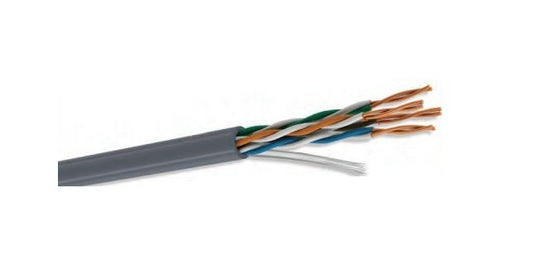 Condumex Bobina De Cable De Red Cat5E Utp, 305 Metros, Gris