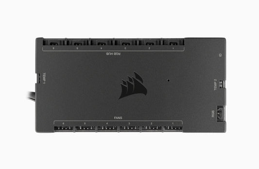 Controlador Ventiladores Corsair (Cl-9011112-Ww) Icue Commander Core Xt Digital Controla Fan Pwm