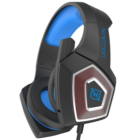 Diadema Necnon Nbhg-Dragon Gaming Alambri/Flexible/Vibracion Azul Npagdr03Vi