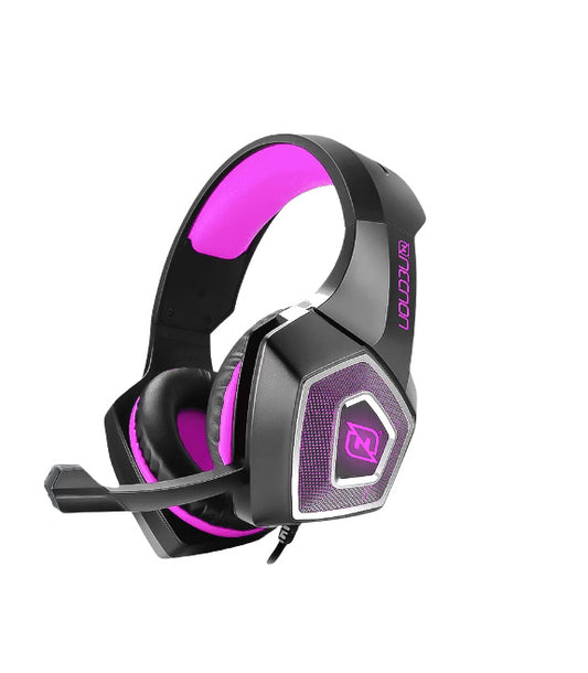 Diadema Necnon Nbhg-Dragon Gaming Alambri/Flexible/Vibracion Fucsia Npagdr13Vi