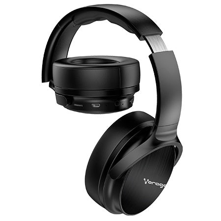 Vorago Audífonos Hpb-401, Bluetooth, Inalámbrico, 3.5Mm, Negro