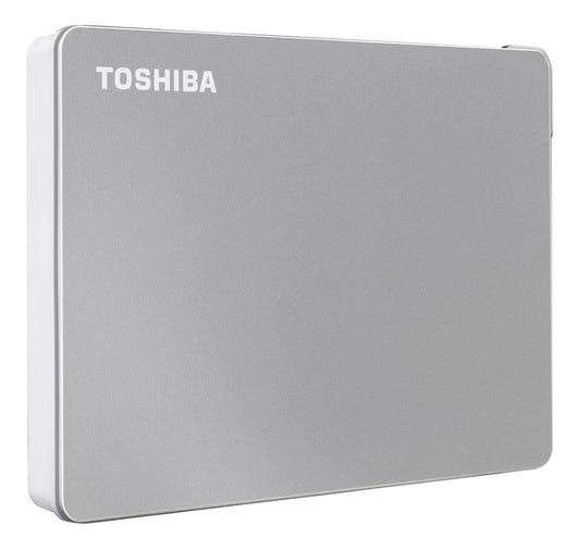 Disco Duro Externo Toshiba 4Tb Usb 3.0 Canvio Flex Plata (Hdtx140Xscca)
