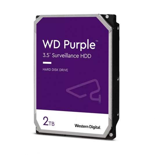 Disco Duro Interno Wd Purple 2Tb 3.5"" Wd23Purz 64Mb Videovigilancia