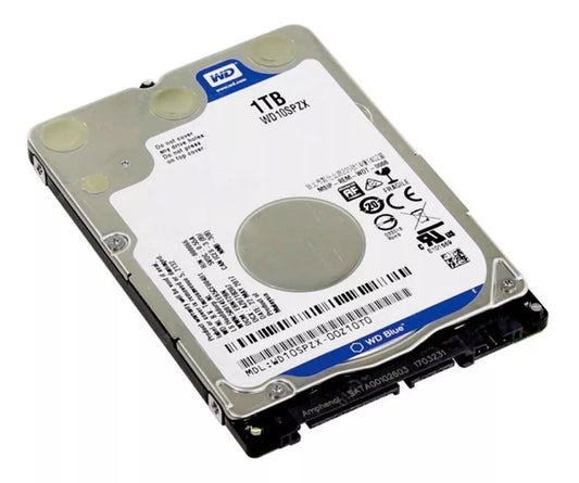 Disco Duro Wd 2.5" 1Tb (Wd10Spzx) Blue, 7Mm, 5400Rpm, 8Mb, Sata3