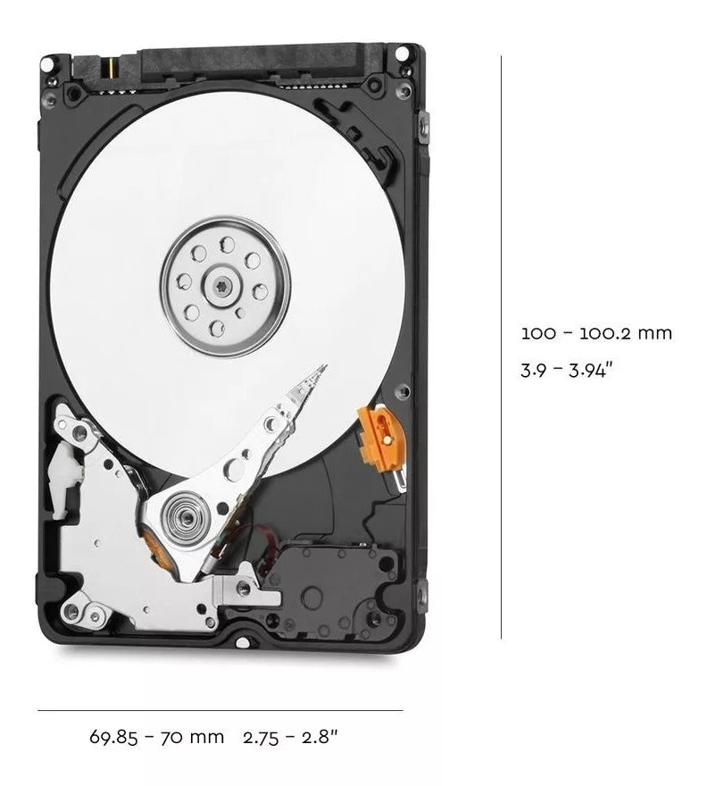 Disco Duro Wd 2.5" 2Tb (Wd20Spzx) Blue, 7Mm, 5400Rpm, 128Mb, Sata3