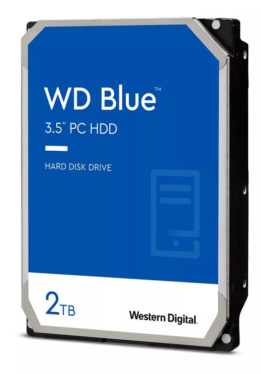 Disco Duro Wd 3.5" 2Tb (Wd20Ezbx) Blue, 7200 Rpm,256Mb, Sata3
