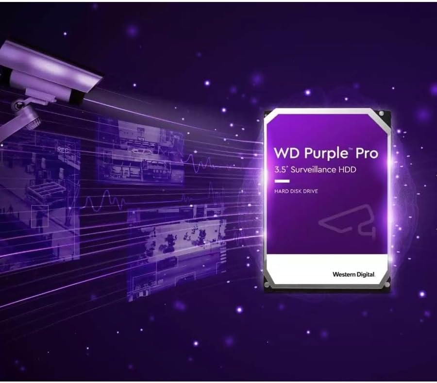 Disco Duro Wd 3.5" 8Tb (Wd8001Purp) Purple Pro, 7200 Rpm, 256Mb, Sata3