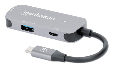 Docking Usb C 3 Ptos Hdmi/Usb-A/Usb-C Pd Manhattan 130707