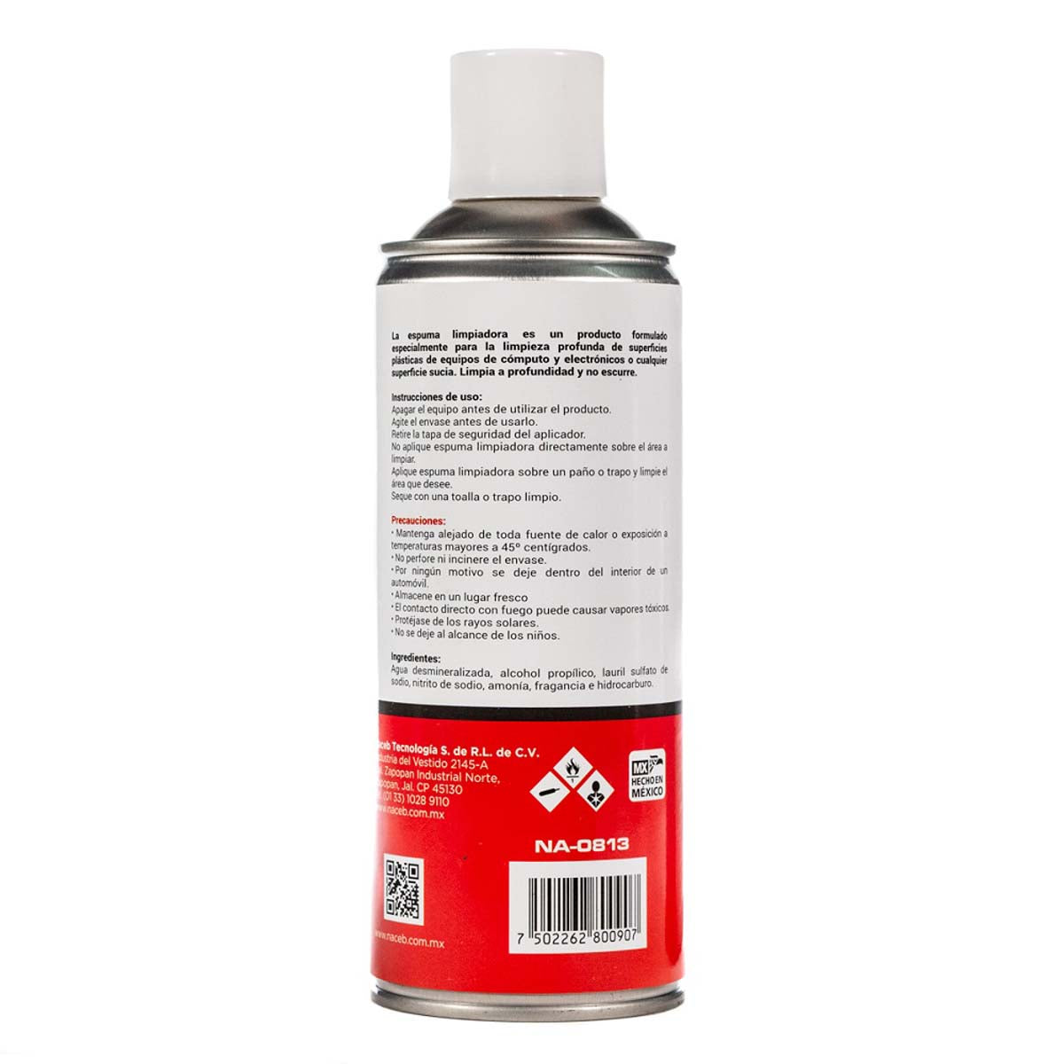 Espuma Naceb (Na-0813) Limpiezaequipossuperficies454 Gr