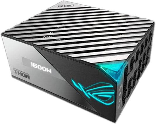 Fuente De Poder Asus (Rog-Thor-1600T-Gaming) 1600W,Modular,Pantalla Oled,Rgb,80Plus Platinum
