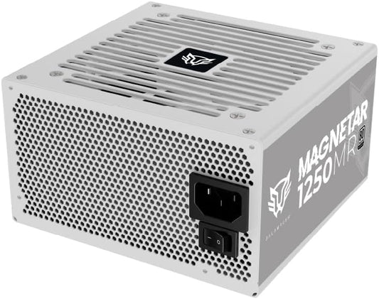 Fuente De Poder Balam Rush (Br-937627) Magnetar 1250W,80 Plus Platino,Full Modular,Vent 120Mm,Blanco