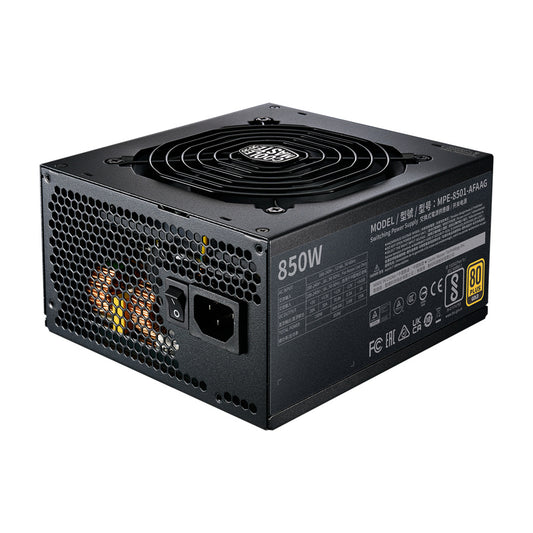 Fuente De Poder Cooler Master (Mpe-8501-Afaag-3U2) Mwe Gold V2 Fm 850Wpcie580 Goldpfc Actaxt3.0