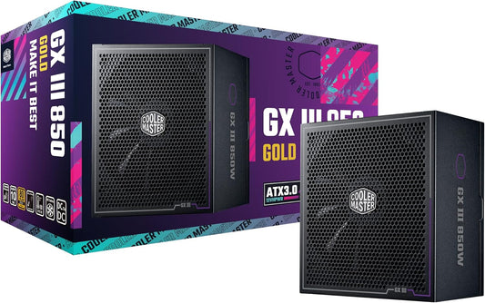 Fuente De Poder Cooler Master (Mpx-8503-Afag-Bus)Xiii Gold 850Pcie580 Goldmodularpfc Actatx3.0