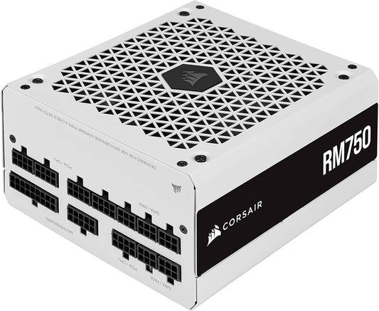 Fuente De Poder Corsair (Cp-9020231-Na) Rm750 750W Full Modular Blanca 80 Plus Gold