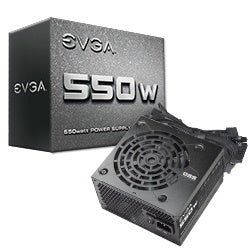 Fuente De Poder Evga 100-N1-0550-L1, 20+4 Pin Atx, 120Mm, 550W
