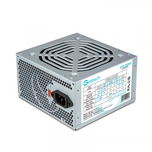 Fuente De Poder Getttech Gfs-55020-01 550W Atx 12V 2.0 Cab Corr 1.2 Mt