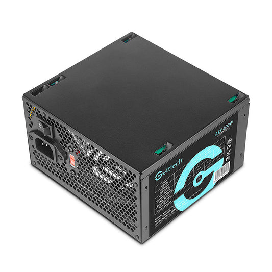 Fuente De Poder Getttech Gfs-60020-01 600W Atx 12V 2.0 Cab Corr 1.2 M