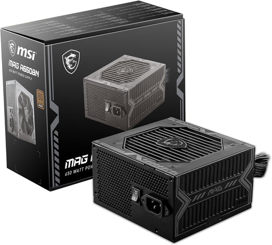 Fuente De Poder Msi (Mag A650Bn) 650W80 Plus Bronzepfc Activoventilador 120 Mm