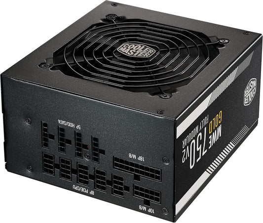 Fuente De Poder Cooler Master (Mpe-7501-Afaag-U2)Mpe 750W,80 Plus Oro,2*Eps, Modular
