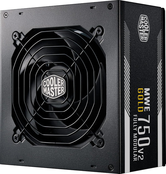 Fuente De Poder Cooler Master (Mpe-7501-Afaag-U2)Mpe 750W,80 Plus Oro,2*Eps, Modular