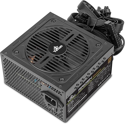 Fuente De Poder Yeyian Yfb-75000-01 Raiden 750W 80+ Bk Non-Modular