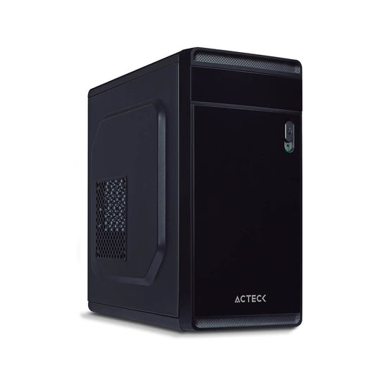 Gabinete Acteck (Ac-929028) Delta Gi230,Micro Atx,Fuente 500W,1*Usb 2.0,1*Usb 3.0,Negro