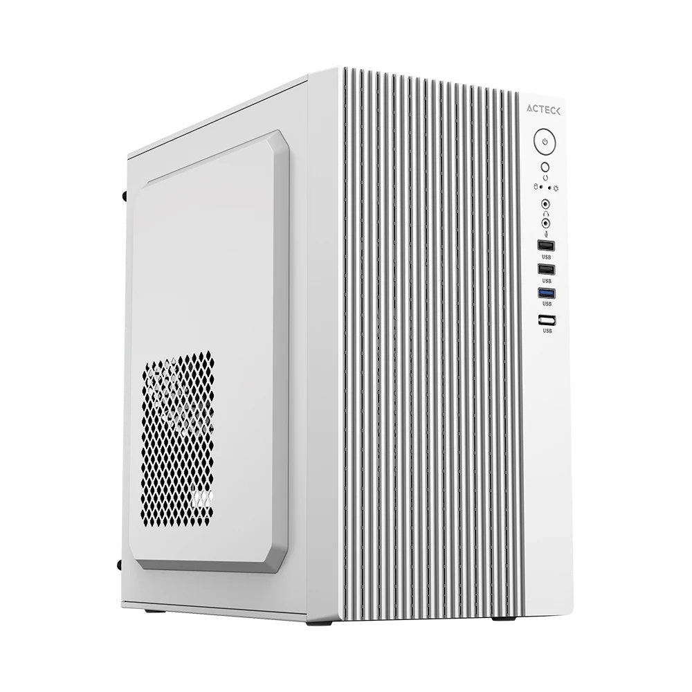Gabinete Acteck (Ac-939270) Zenith Gi656Micro Atxfuente 500W1*Usb 3.0Full Metalicoblanco