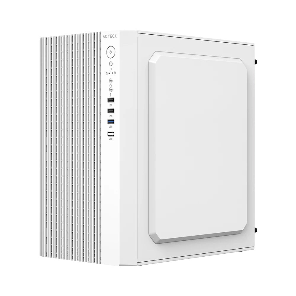 Gabinete Acteck (Ac-939270) Zenith Gi656Micro Atxfuente 500W1*Usb 3.0Full Metalicoblanco