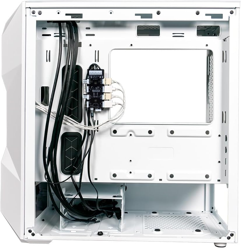 Gabinete Cooler Master (Td300-Wgnn-S00) Td300 Mesh,Blanco,2*Fan 120Mm,Mini Torre,S/Fuente