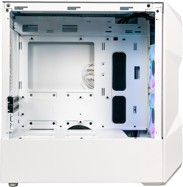 Gabinete Cooler Master (Td300-Wgnn-S00) Td300 Mesh,Blanco,2*Fan 120Mm,Mini Torre,S/Fuente