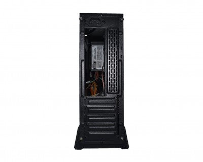 Gabinete Evotec (Ev-1010) Slim Aruba Micro Atx,600W, Usb 1/2.0, Negro/Verde.