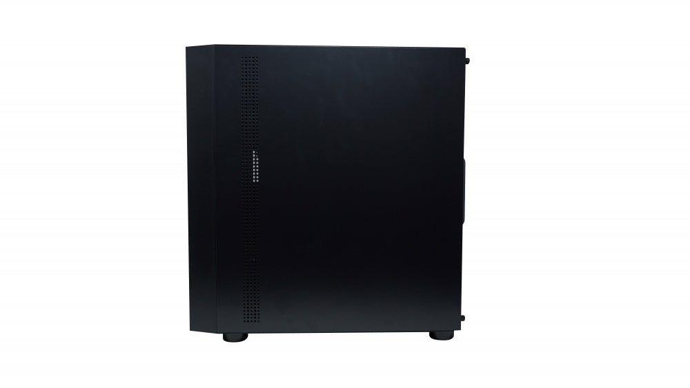 Gabinete Evotec (Ev-1018) Taipei Crist Temp,Micro-Atx,Mini Atx,2*Usb 2.0,Usb 3.0,Ssd 2.5,3*Fan Rgb,N