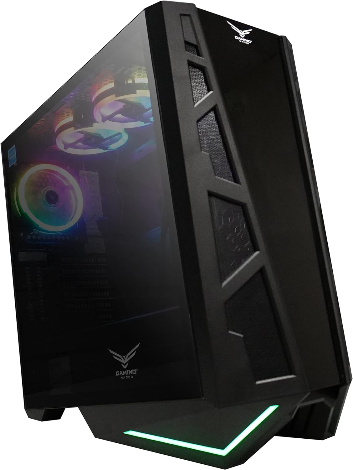 Gabinete Naceb (Na-0610) Colosus Cristal, Rgb, Atx