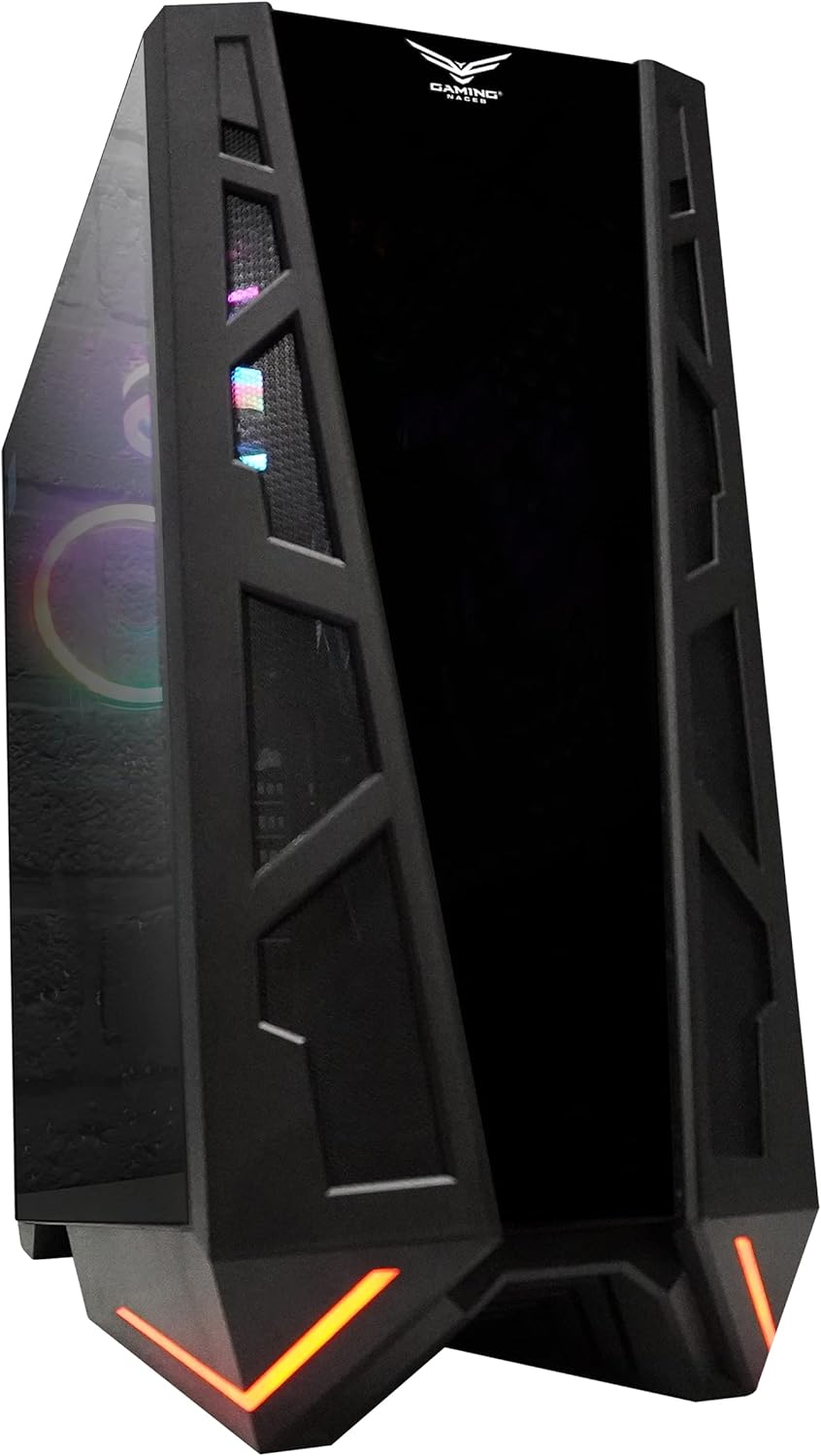 Gabinete Naceb (Na-0610) Colosus Cristal, Rgb, Atx