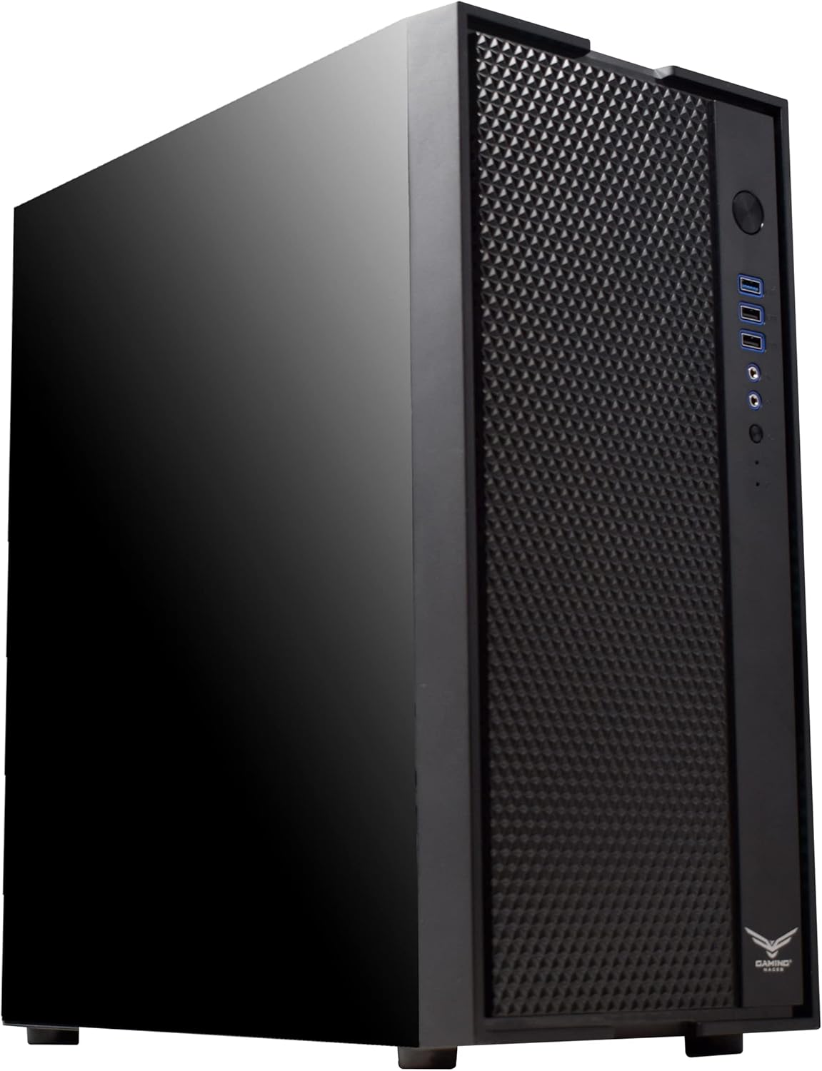 Gabinete Naceb (Na-0611) Cypher Cristal 3 Ventiladores Rgb 1*Usb 3.0 2*Usb 2.0 Sin Fuente.