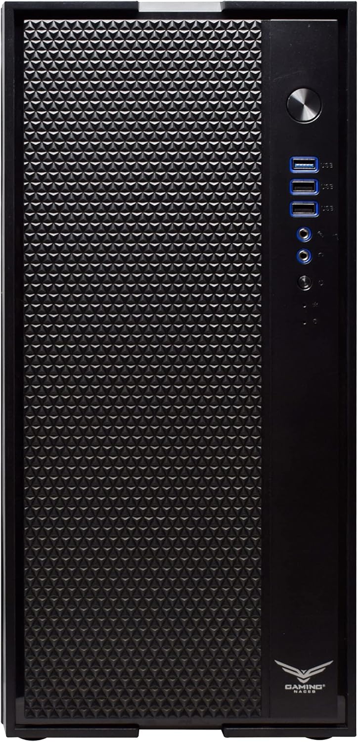 Gabinete Naceb (Na-0611) Cypher Cristal 3 Ventiladores Rgb 1*Usb 3.0 2*Usb 2.0 Sin Fuente.