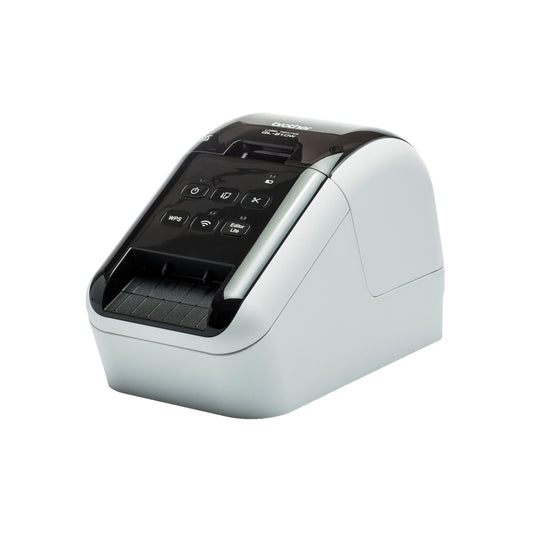 Brother Ql-810W, Impresora De Etiquetas, Térmica Directa, Usb, 300 X 600Dpi, Negro/Blanco