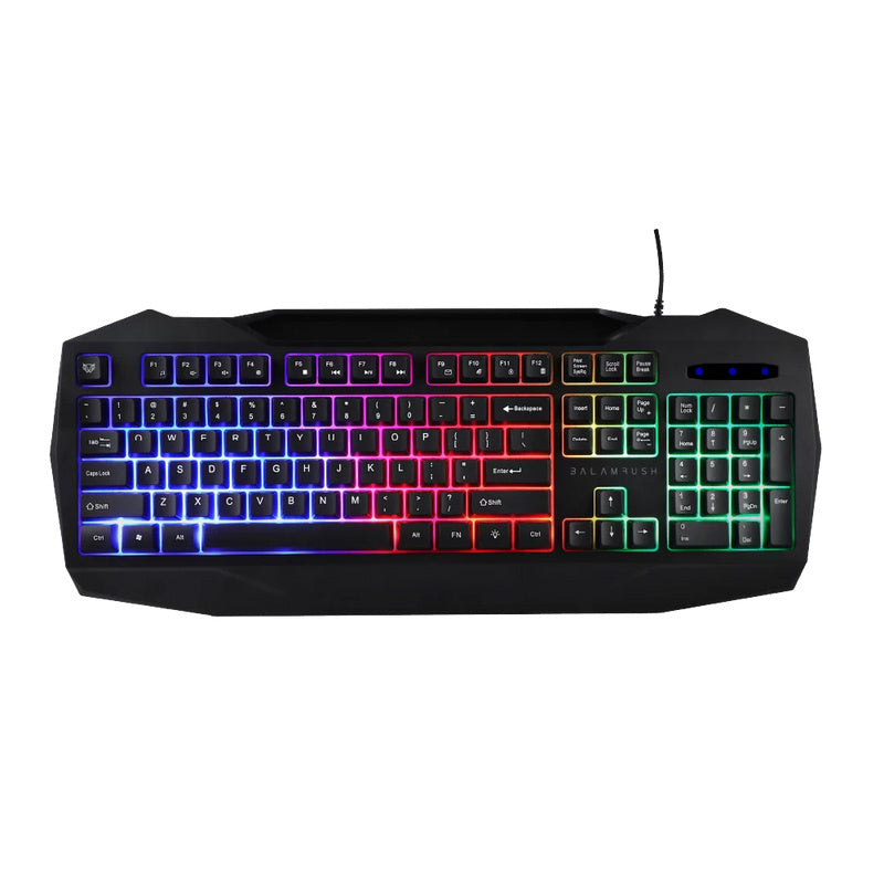 Kit Teclado Y Mouse Alambrico Balam Rush (Br-936293) Squad Master Ktm333105 Tec3200 Dpinegro