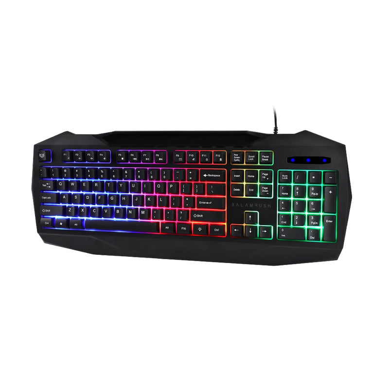 Kit Teclado Y Mouse Alambrico Balam Rush (Br-936293) Squad Master Ktm333105 Tec3200 Dpinegro