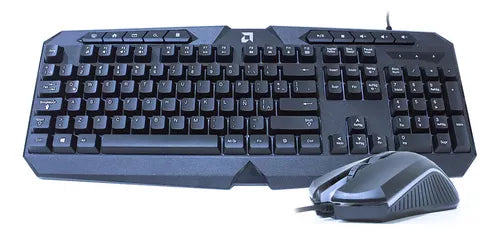 Kit Teclado Y Mouse Amd (Kb-Mouse Kit) Teclado Rgb Y Mouse Rgb
