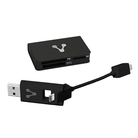 Vorago Lector De Memorias Cr-300, Usb/Micro-Usb, Negro