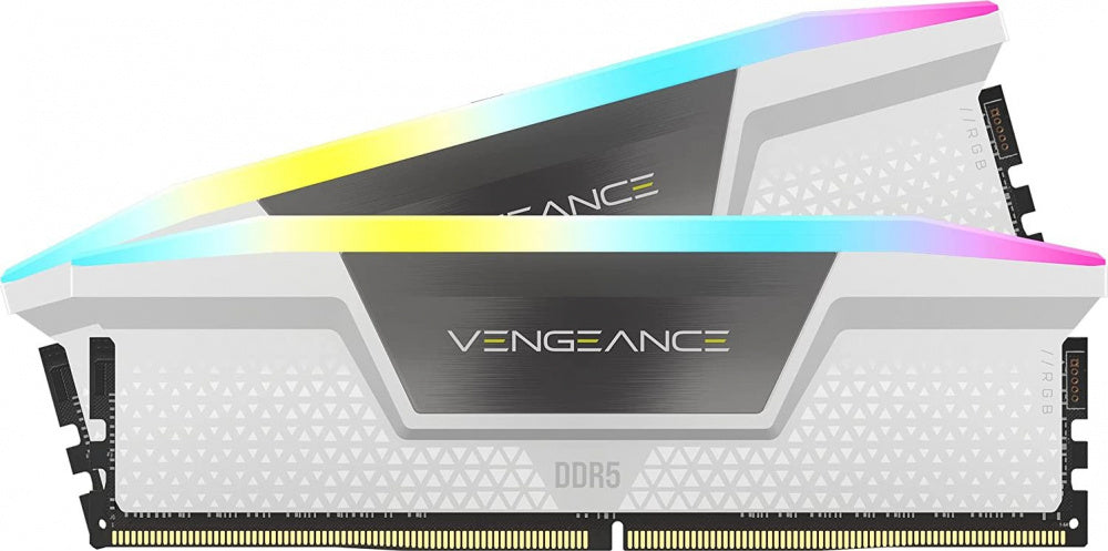 Memoria Dimm Ddr5 Corsair (Cmh32Gx5M2B5200C40W) 32Gb (2X16Gb) 5200Mhz Vengeance Rgb Blanco