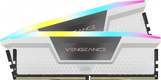 Memoria Dimm Ddr5 Corsair (Cmh32Gx5M2B5200C40W) 32Gb (2X16Gb) 5200Mhz Vengeance Rgb Blanco