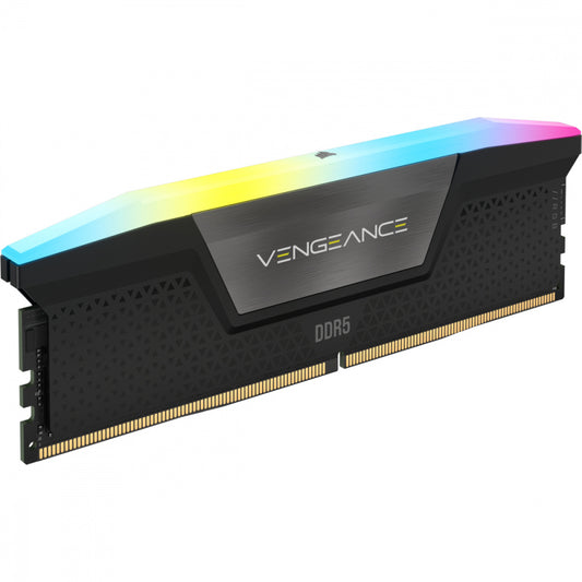 Memoria Dimm Ddr5 Corsair (Cmh32Gx5M2B5600C36K) 32Gb (2X16Gb) 5600Mhz Vengance Rgb Negro