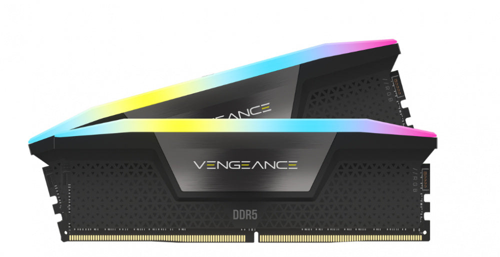 Memoria Dimm Ddr5 Corsair (Cmh64Gx5M2B5200C40) 64Gb (2X32Gb) 5200Mhz Vengeance Rgb Negro
