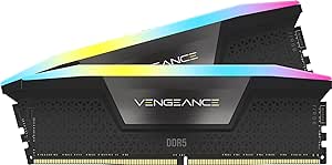 Memoria Dimm Ddr5 Corsair (Cmh64Gx5M2B5600C36) 64Gb (2X32Gb) 5600Mhz Vengance Rgb Negro