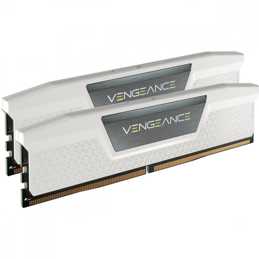 Memoria Dimm Ddr5 Corsair (Cmk32Gx5M2B5600C36W) 32Gb (2X16Gb) 5600Mhz Vengance Blanco